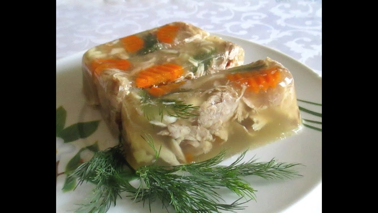 Холодец из куриных окорочков