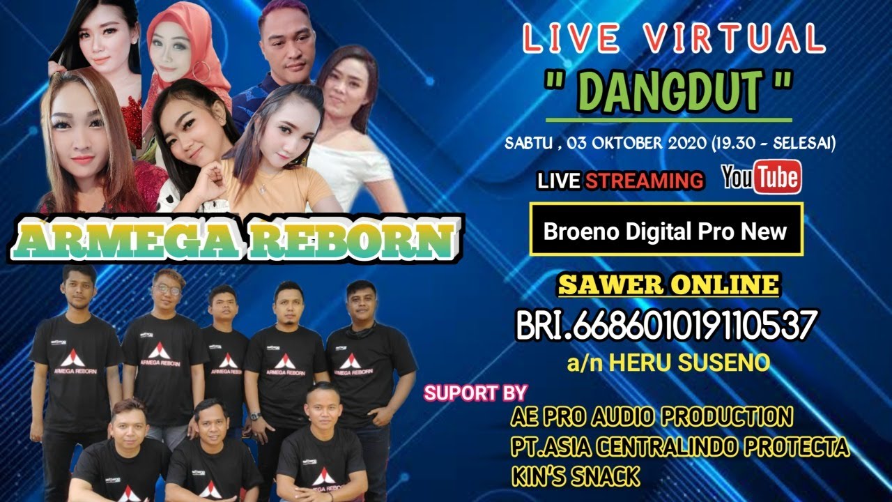 LIVE VIRTUAL DANGDUT ARMEGA REBORN