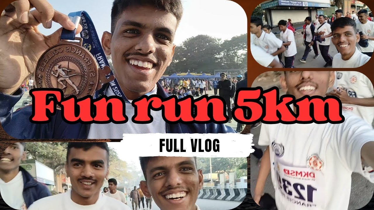 🥵Fun run 5km 🏃🏻 my ncc vlog 🤯 