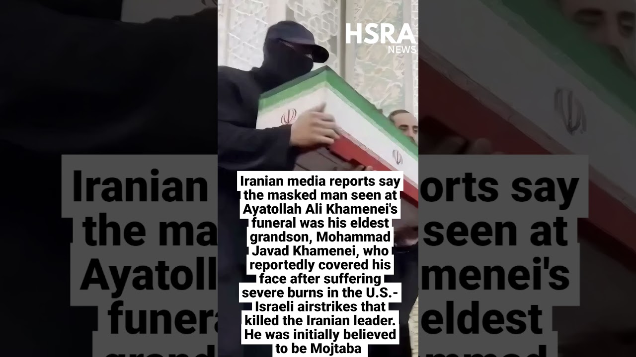 Mystery of Masked Man at Ali Khamenei's Funeral Solved #shorts #breakingnews #iran #usa
