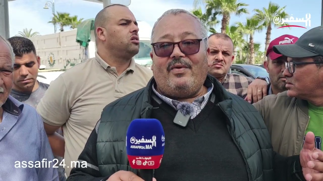 برشيد.. احتجاج مهنيي سيارات الأجرة ضد النقل السري أمام الأمن الإقليمي