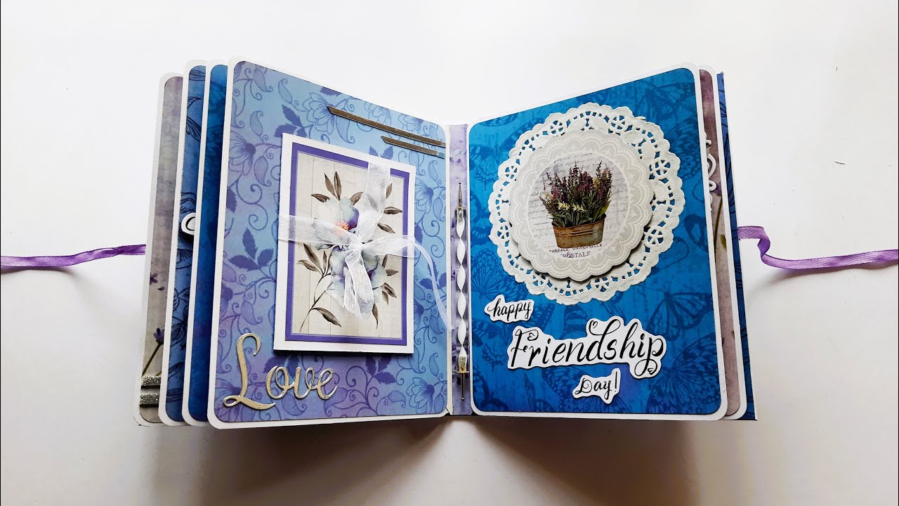 Special Scrapbook for Friendship Day | Beautiful Scrapbook Ideas | Friendship Day Gift | Tutorial
