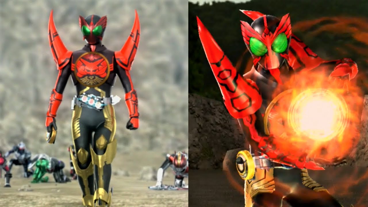 【ガンバライジング】仮面ライダーオーズ タマシーコンボ 必殺技演出「魂ボンバー」