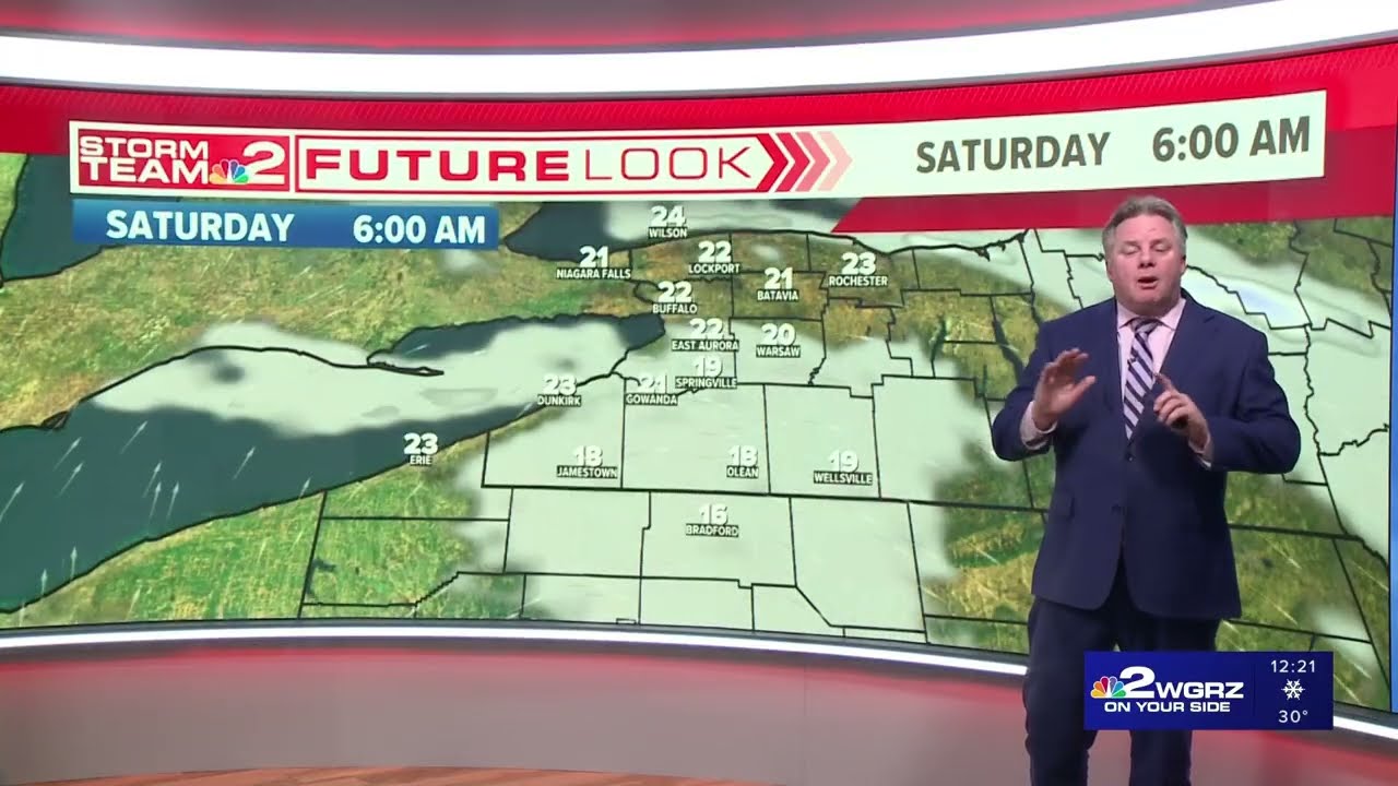 Lake effect snow expected as weekend starts | Friday Weather Update | TIMELINE