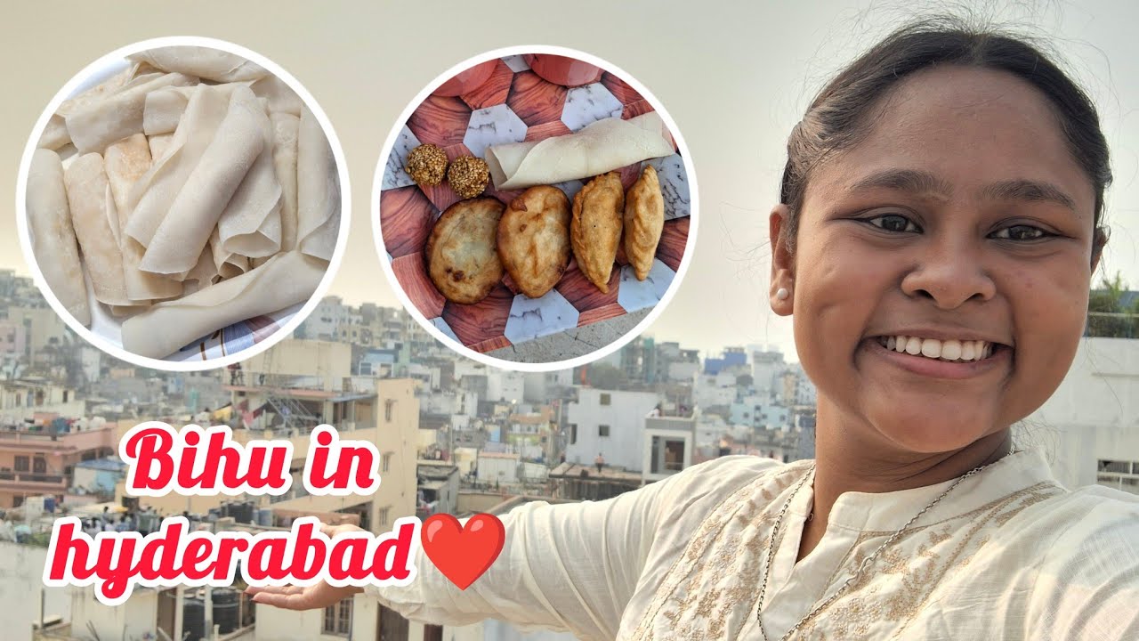 Hyderabad mai hamne kaise manaya bihu🥟 | Neha Das 
