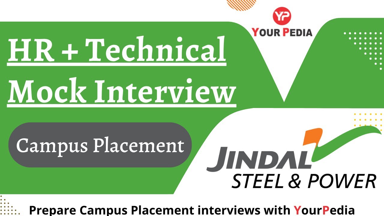 Стажировка в кампусе Jindal Steel | Стажёр-выпускник | Пробное собеседование с HR+Technical