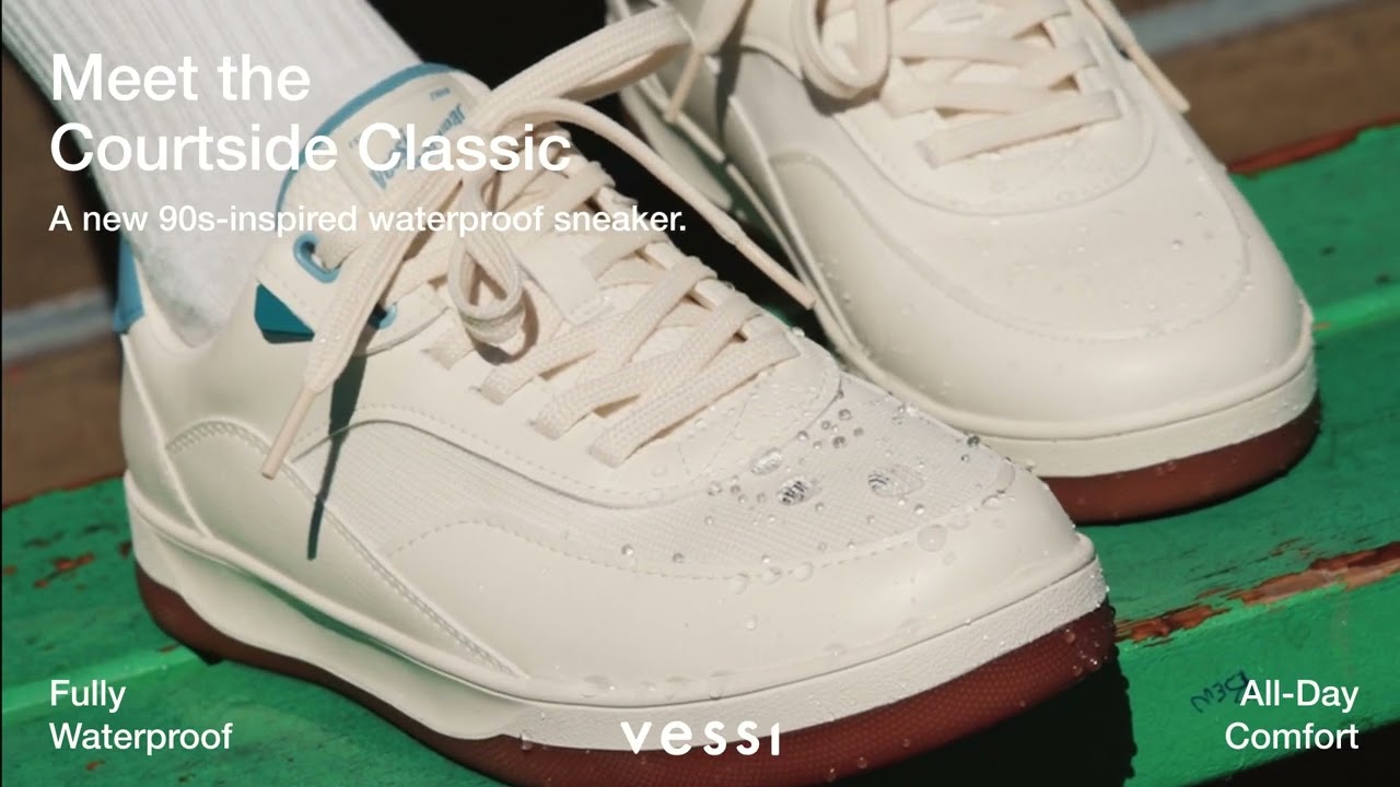 Introducing the Courtside Classic - A Waterproof &lsquo;90s Sneaker