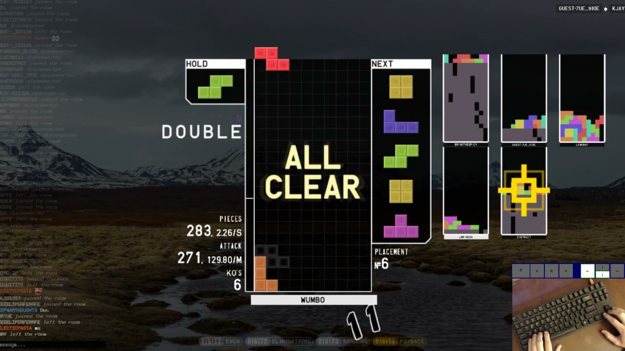 Tetris Gods Fight in Quick Play