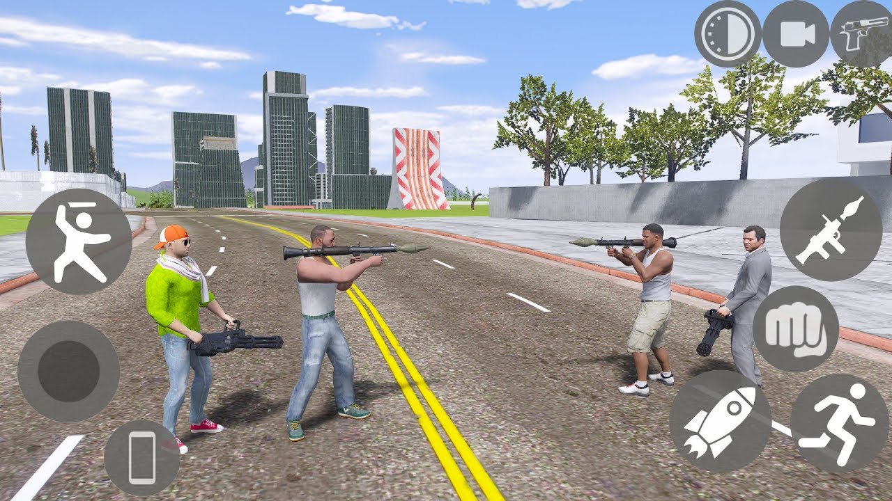 Franklin Gang Vs Gta 5 Franklin Gang Fight in Indian Bike Driving 3D 
