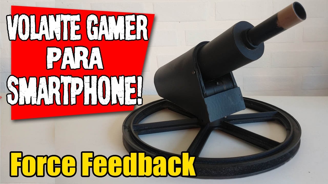 Como fazer volante Gamer para Smartphone! (Parte 1)