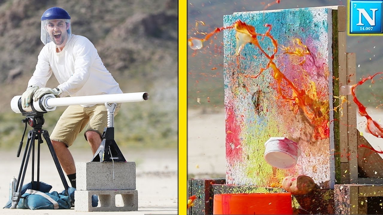 POTATO LAUNCHER PAINTING !!