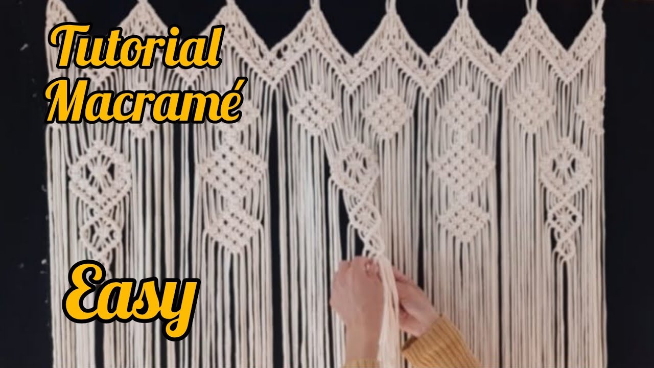 Дизайн штор *19 / Как сделать занавеску в технике макраме.