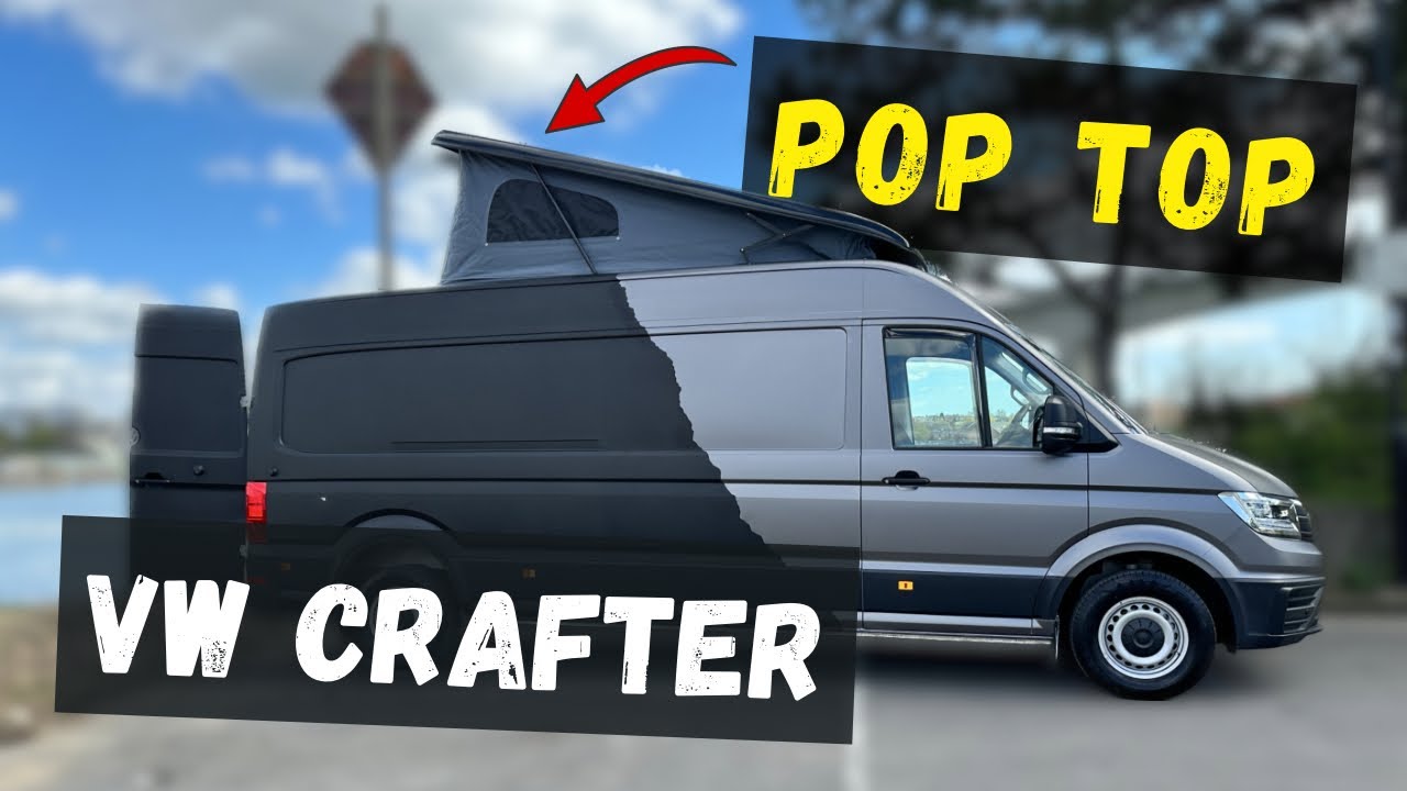 We Installed a POP TOP ROOF on our VW Crafter Campervan