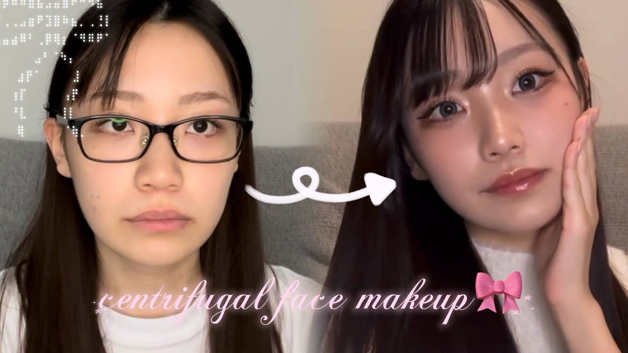 遠心顔解消(ﾁｮｯﾄﾀﾞｹ💦)make🎀/makeup/vlog