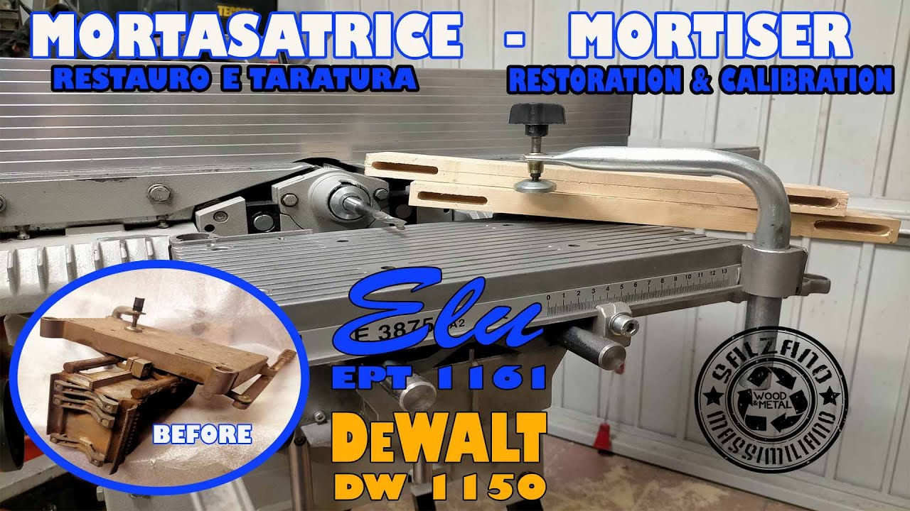 Mortasatrice ELU EPT 1161(Restauro -Taratura) - Mortiser (Restoration -Calibration) #42