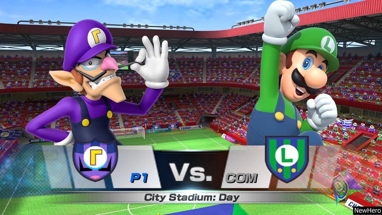 Mario Sports Superstars - Waluigi/Mario Vs. Luigi/Boo