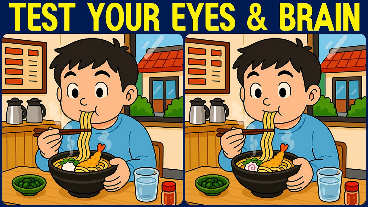 [Spot the Difference Brain Training] If you solve this puzzle, you are a genius!