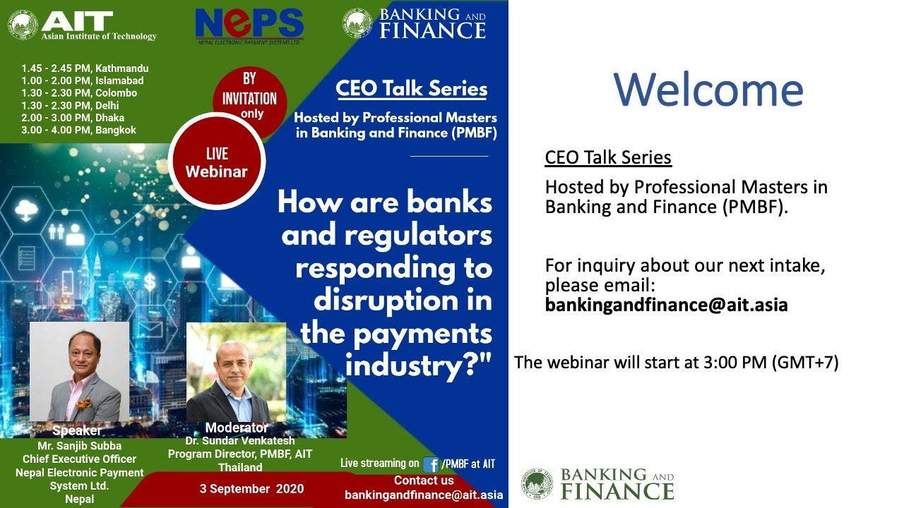How are banks and regulators responding to disruption in the payments industry? Webinar