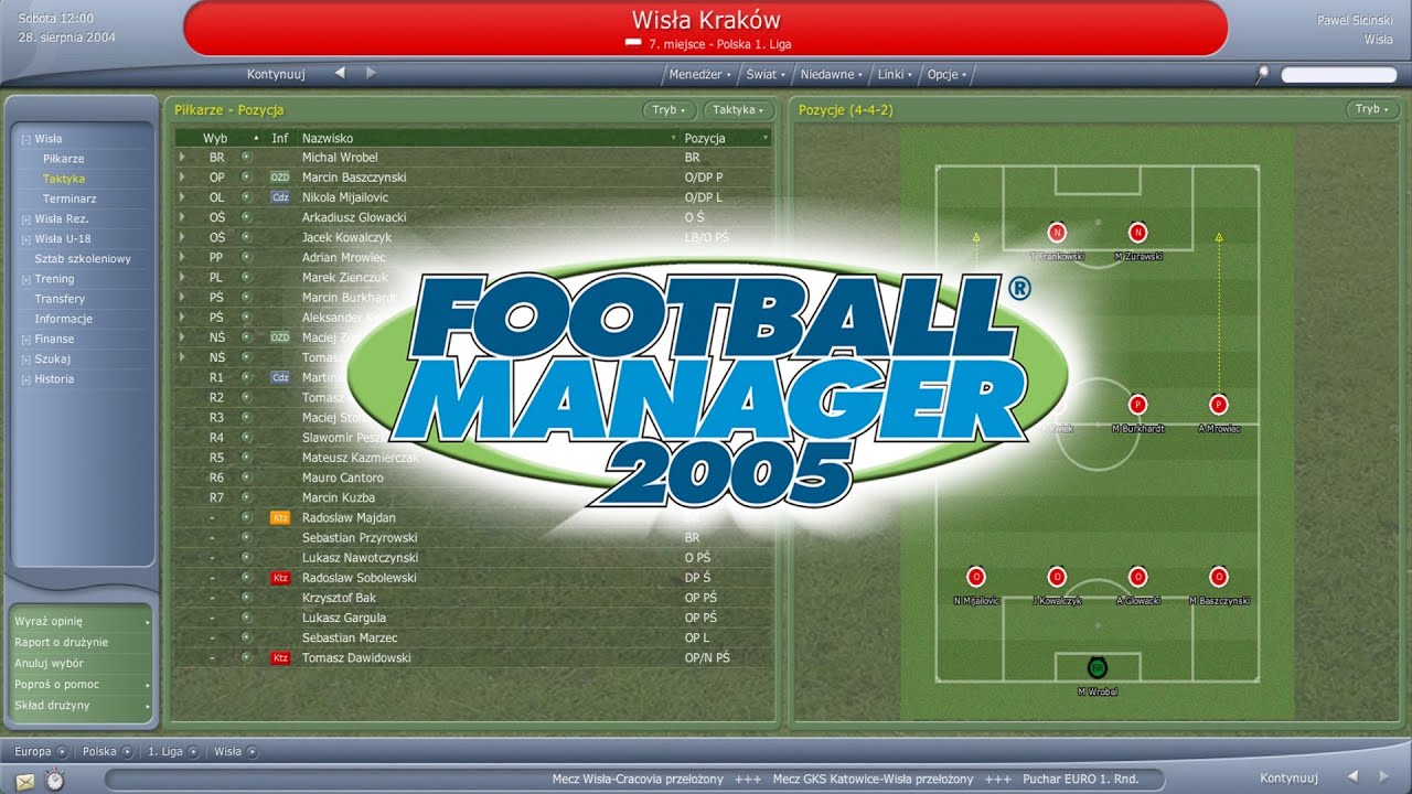 Football Manager 2005 - #1 Wisła Krak&oacute;w | Powr&oacute;t do klasyka sprzed 20 lat - odc. 1