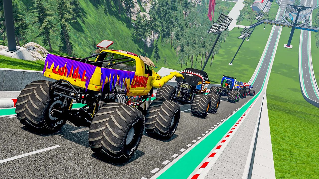 Beamng Crazy Crashes and Jumps #022 | Monster Trucks & Cars