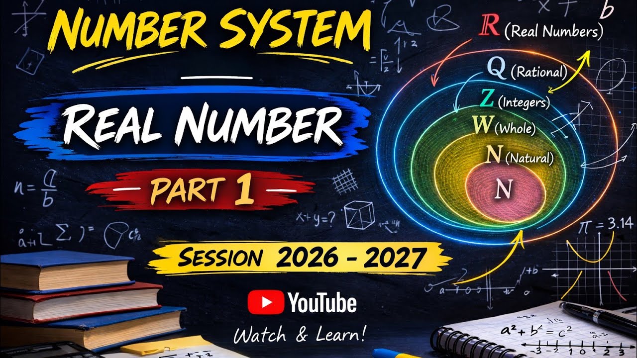 📘 Number System – Real Numbers | Part 1 | Session 2026–2027 , Class 10 