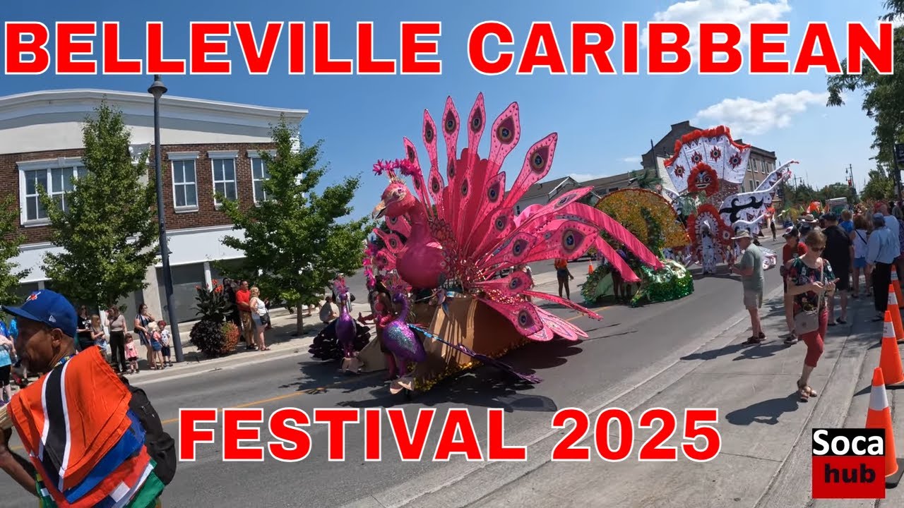 Belleville Caribbean Festival 2025 Takes Over the Streets of Belleville Ontario ft large Costumes