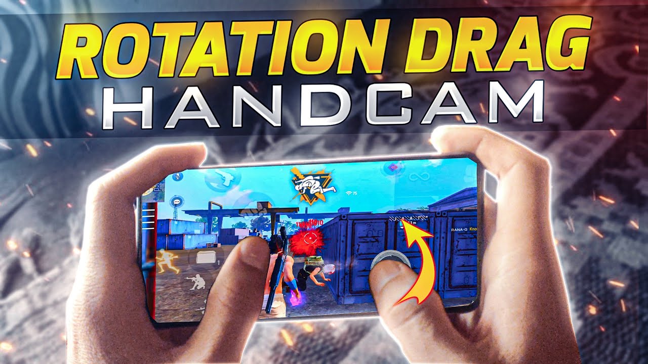 Rotation Drag Handcam Tutorial 🔥 Rotation Drag In Free Fire ||