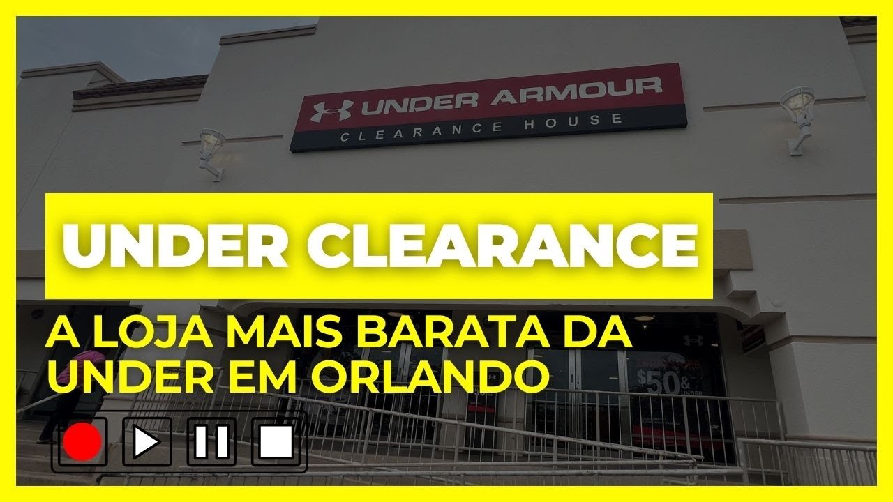 A UNDER MAIS BARATA DE ORLANDO - Under Clearance Orlando