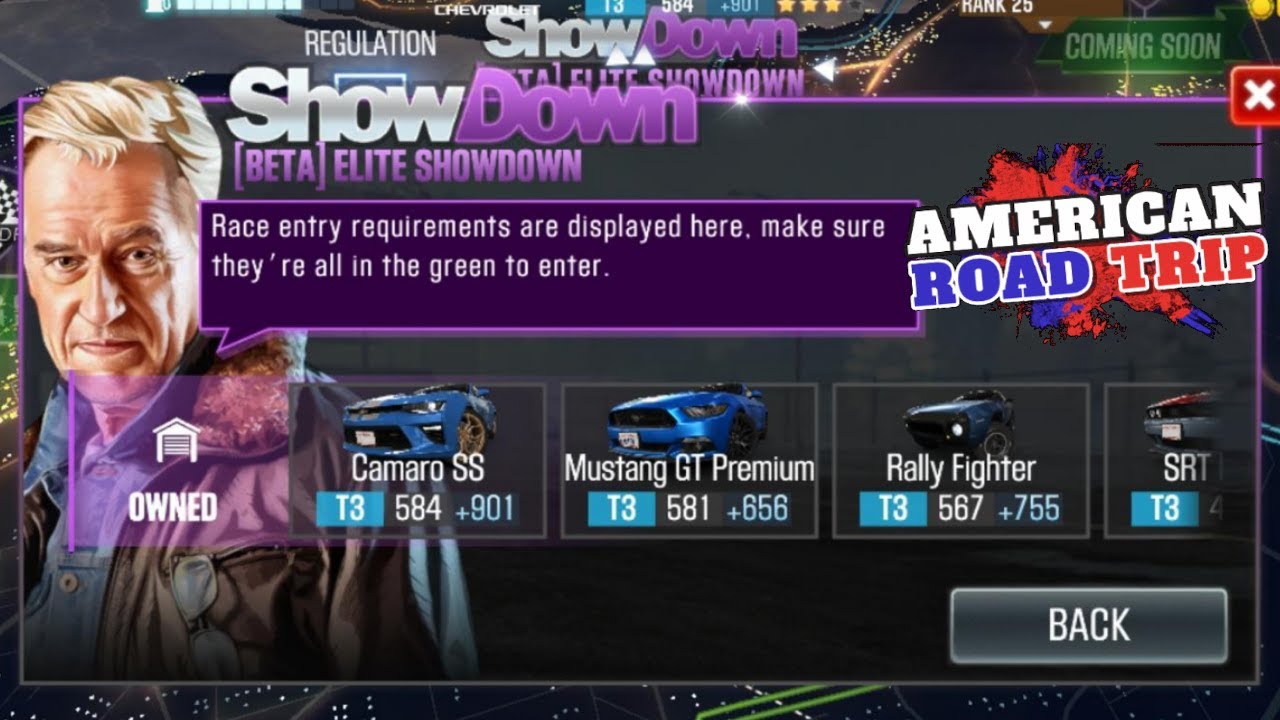 CSR2 | FASTEST CARS for ELITE SHOWDOWN Tier 3 | E. C. Level 0 & 50 Half Mile Times & Tunes
