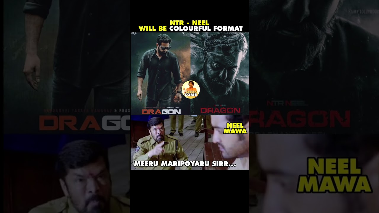NTR Neel movie is colourful 🌈 #prasanthneel #ntr #movie #celebrities #colors #jathacome #blackwhite