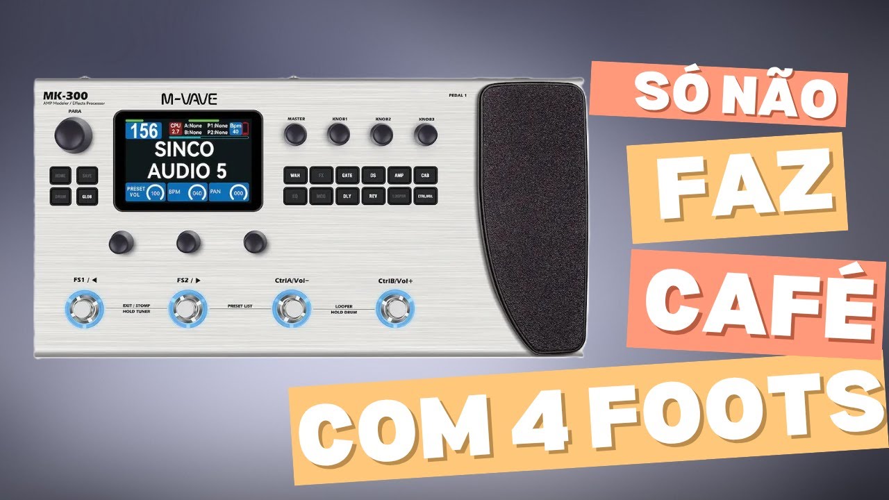Como Configurar os 4 Foots da MK300