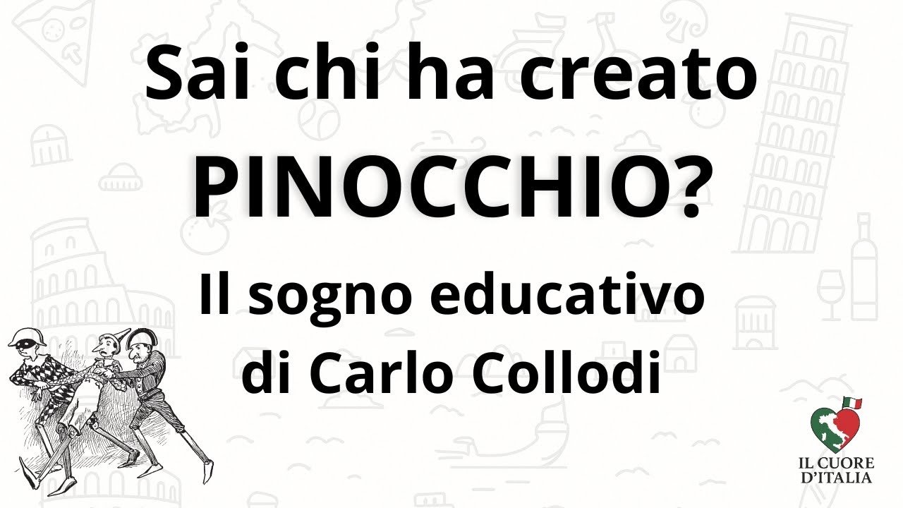 Pinocchio: il sogno educativo di Carlo Collodi 🎭📚| Learn Italian | Italiano Facile