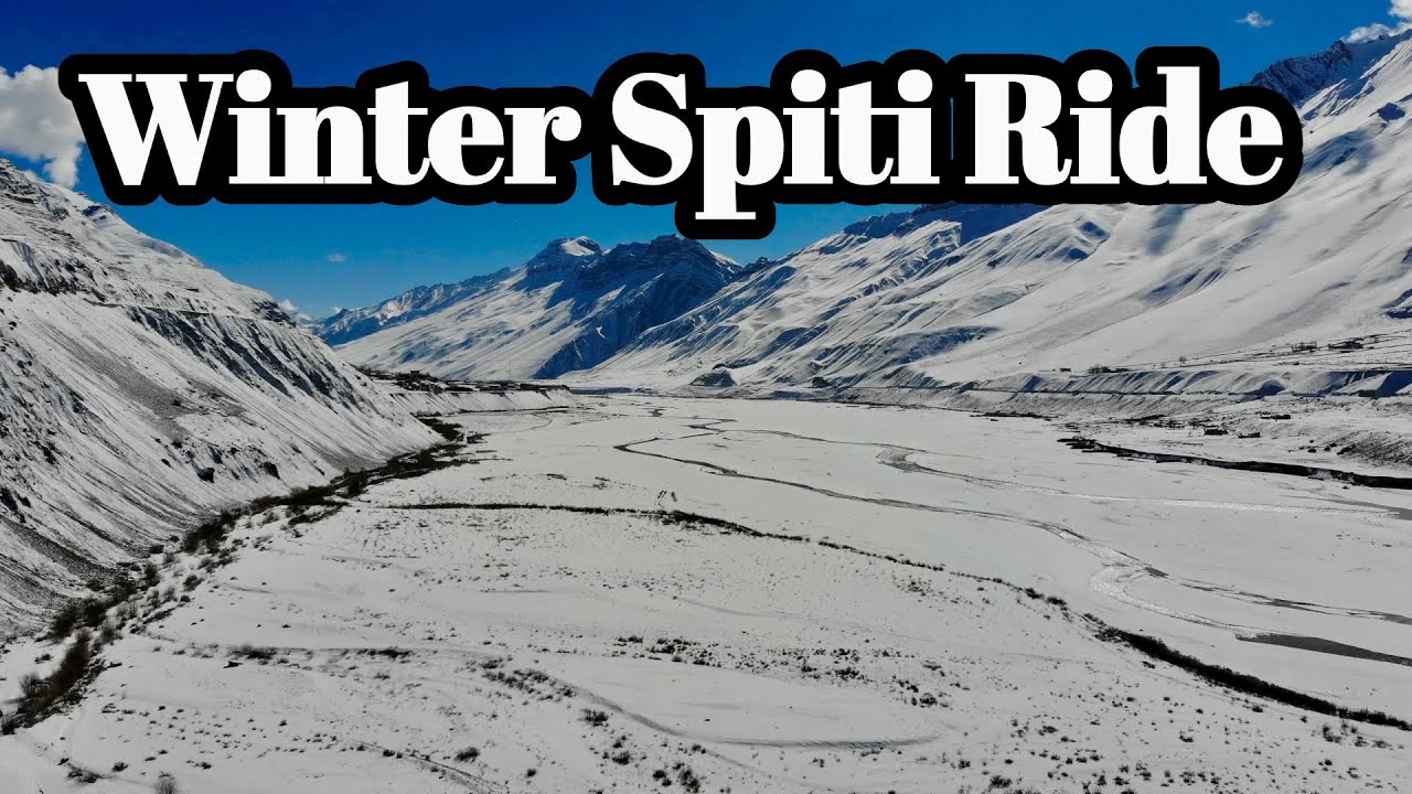 SPITI VALLEY IN WINTERS - ROAD TO KAZA | -20 Degree |4k