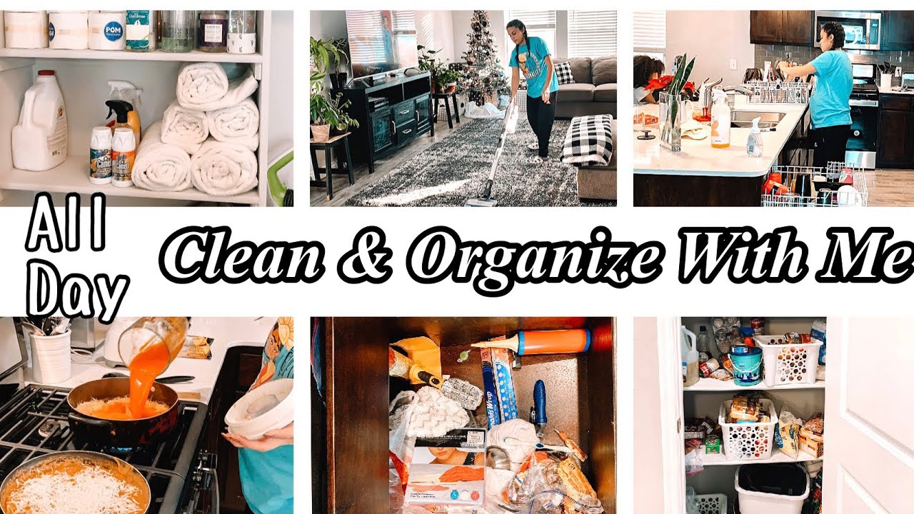 ALLDAY CLEANING AND ORGANIZING | Speed Clean With Me | Cleaning Motivation 2020 | Selma Rivera