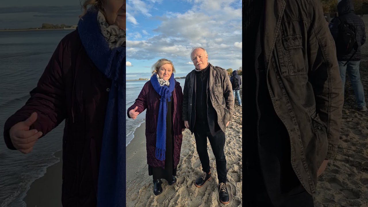Lidia Jazgar I Ryszard Brączek nad morzem w Gdańsku 🥀🕊😇🙏😃🔥❤️