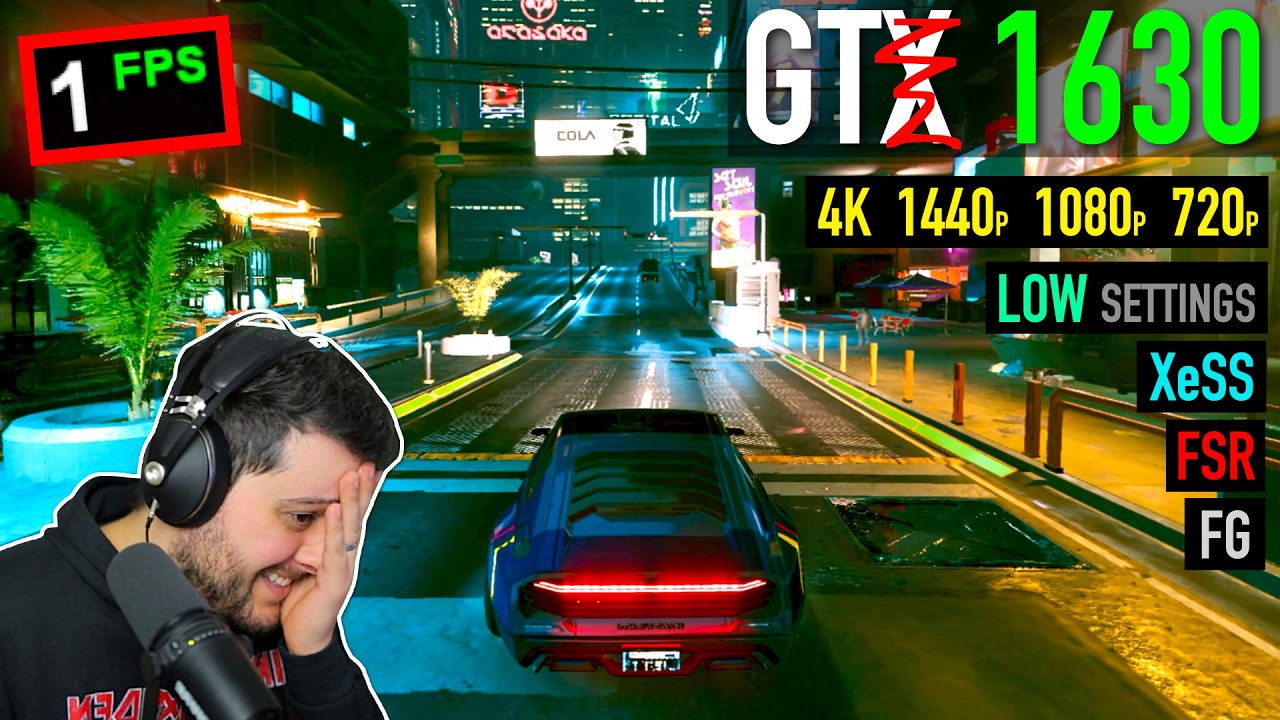 Cyberpunk 2077 на ХУДШЕЙ видеокарте, для которой ещё есть поддержка драйверов!