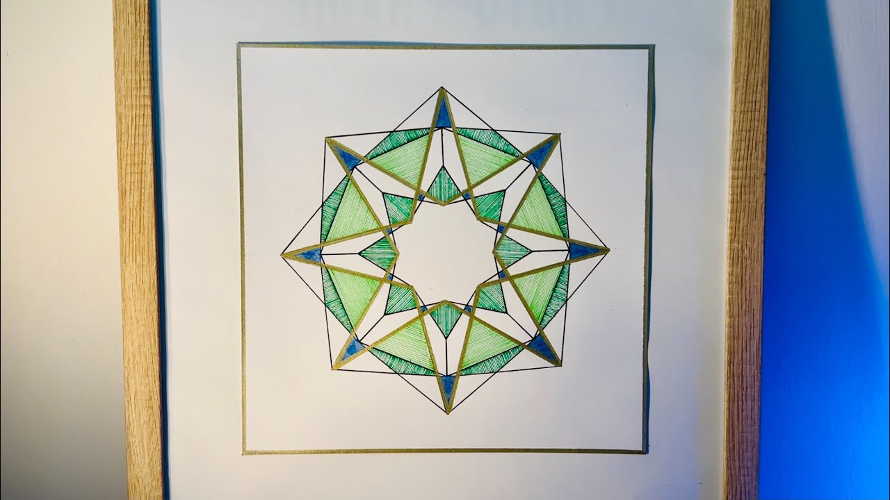 Sketching a Repeated Patterns Design • Decorative Draft • Geometric Model • Tessellation Style