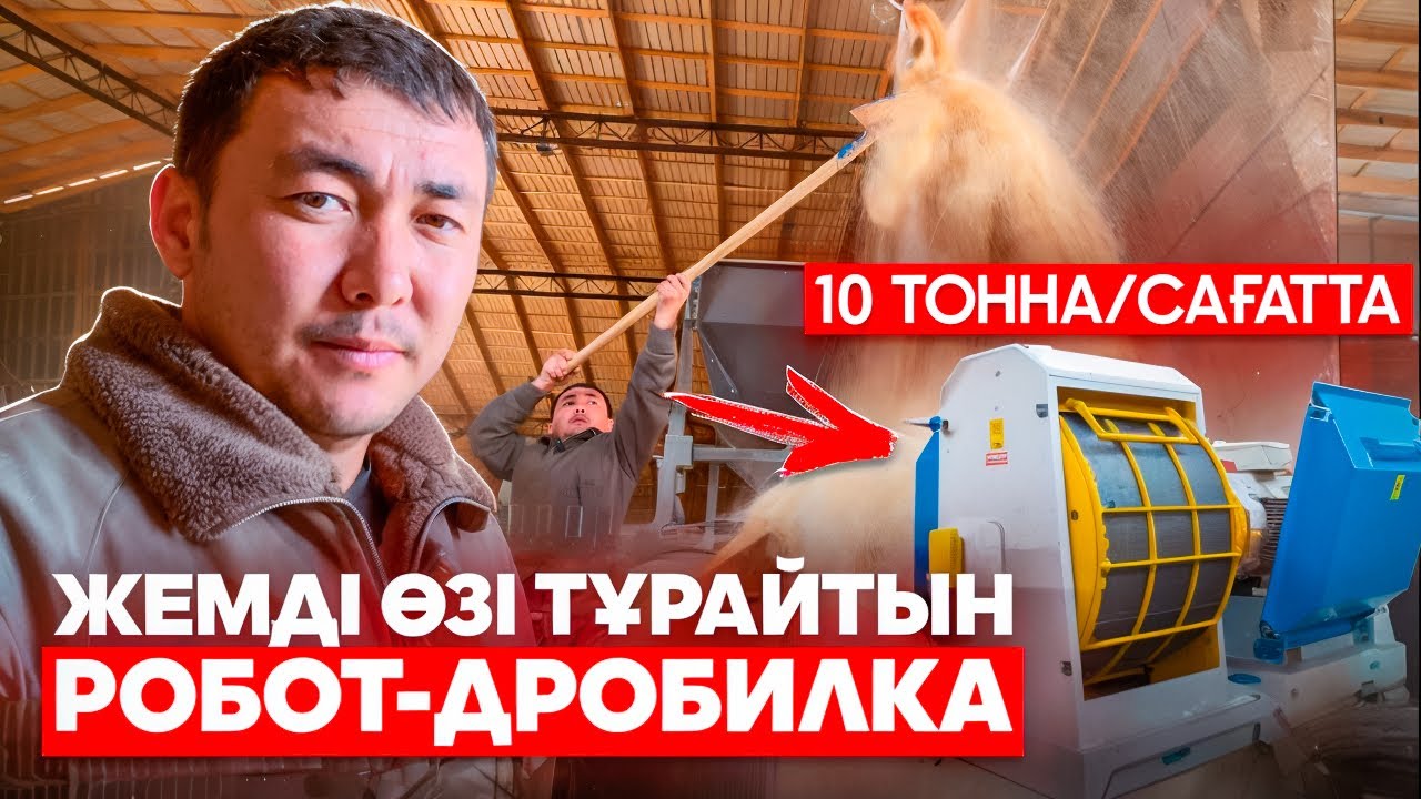 Жем дробилкасы сағатына 10 тонна Зерно дробилка 10 тонна