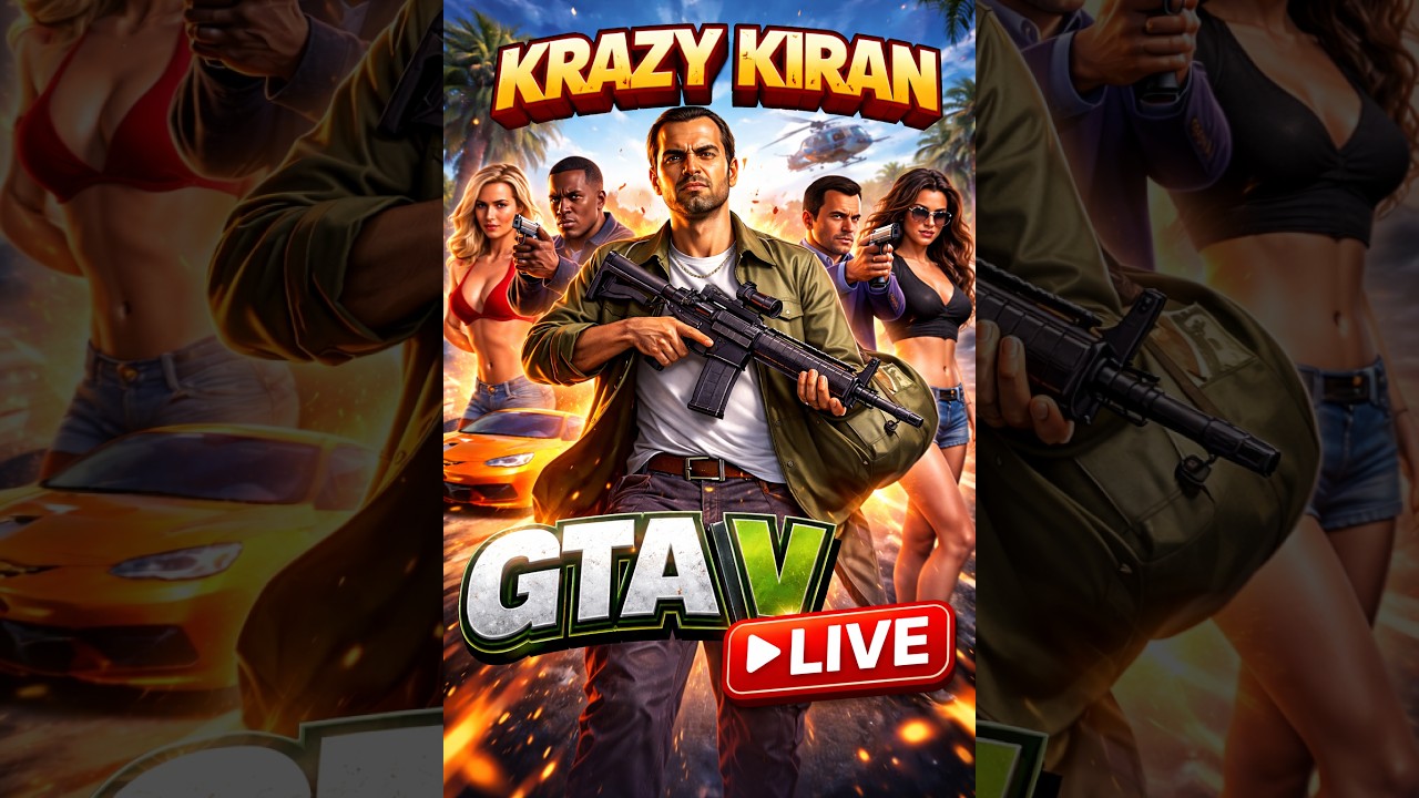 PUBG PC |GTA RP |PUBG mobile🔴LIVE | KRAZY KIRAN YT