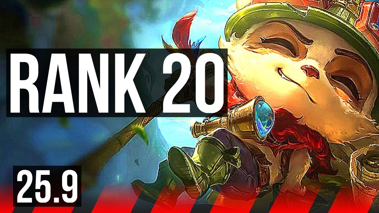 TEEMO vs VLADIMIR (TOP) | Rank 1 Teemo, 14/1/10, 7 solo kills, Legendary | BR Challenger | 25.9