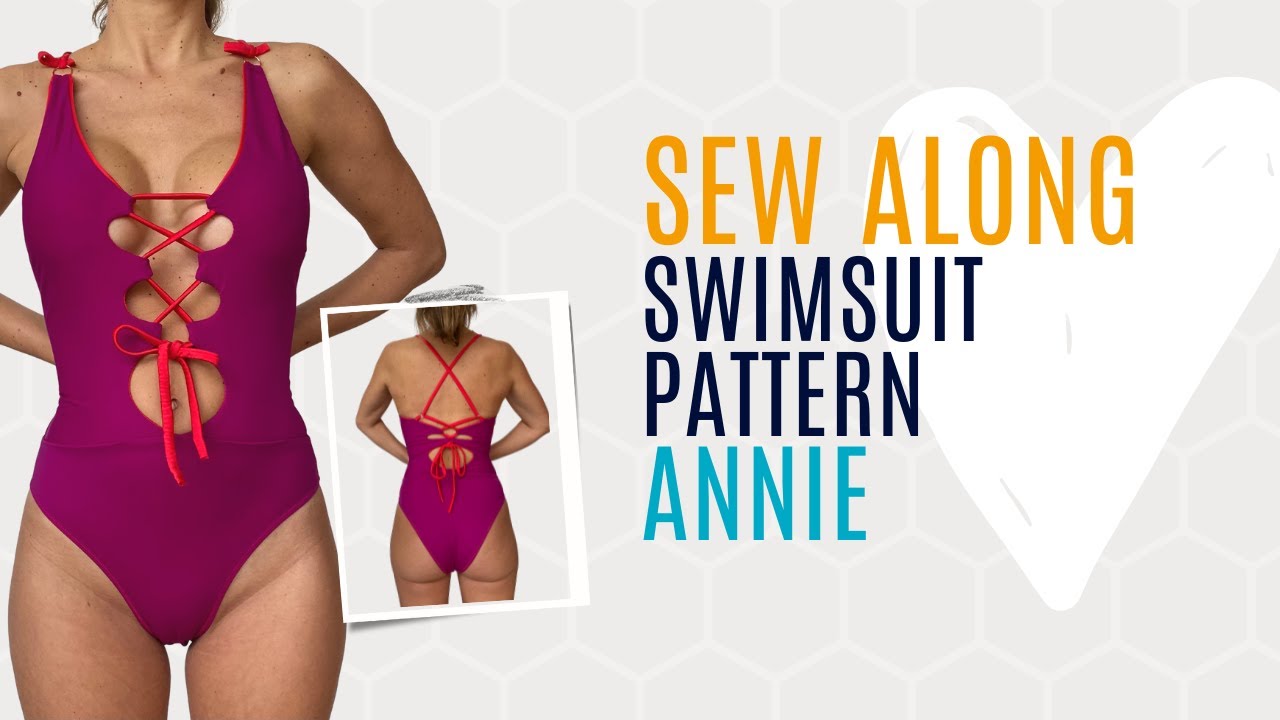 𝗦𝗲𝘄 𝗮𝗹𝗼𝗻𝗴 Swimsuit pattern 𝗔𝗻𝗻𝗶𝗲 * DIY BIKINI