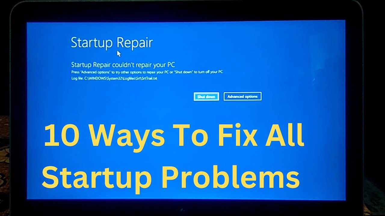 ✅10 Ways To Fix Automatic Repair Loop In windows 10 /11 -2023|Startup Repair Couldn’t Repair Your PC
