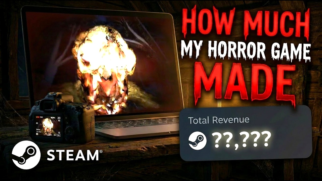 How Much Money My Horror Game Made (After 1 Month)