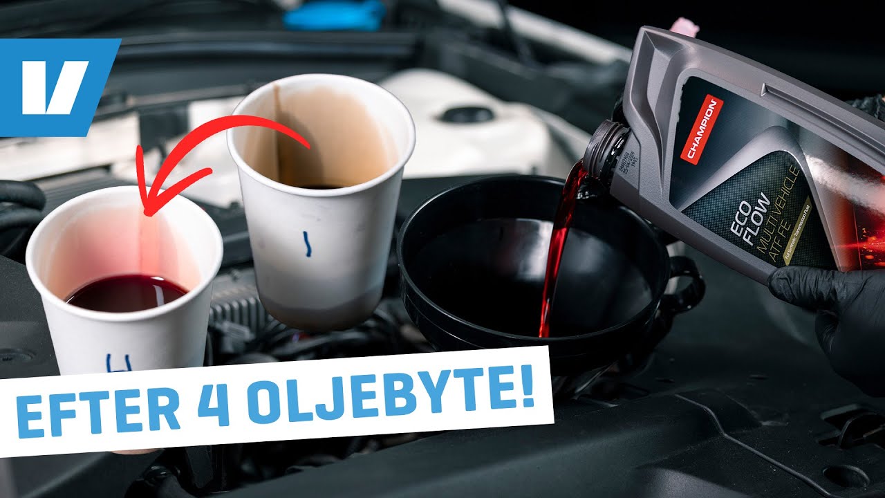 Byta olja i växellådan på Volvo V90, V90CC, V60, V60CC, XC40, XC60, XC90