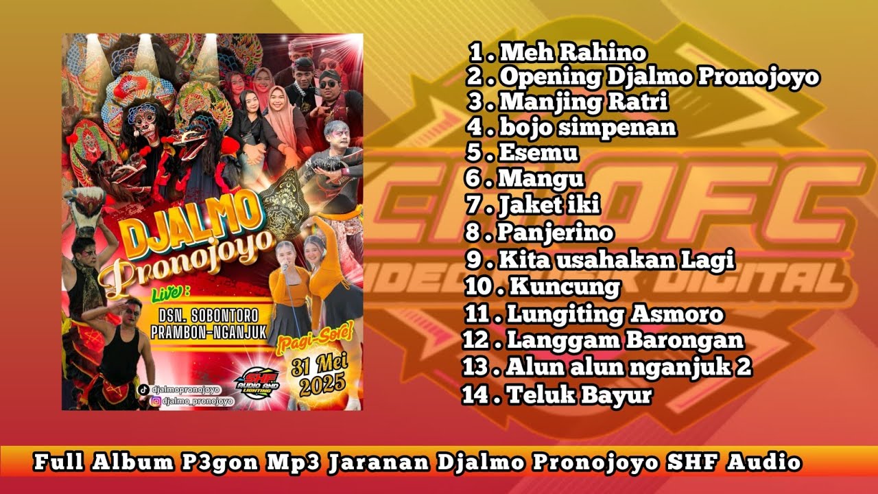 Full Album Pegon Gayeng Terbaru Jaranan Djalmo Pronojoyo Ft SHF Audio Bass Gler
