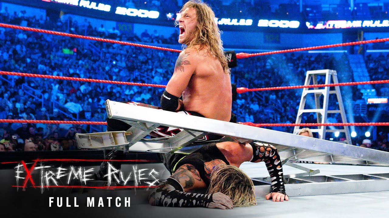 FULL MATCH: Edge vs. Jeff Hardy — World Heavyweight Title Ladder Match: WWE Extreme Rules 2009