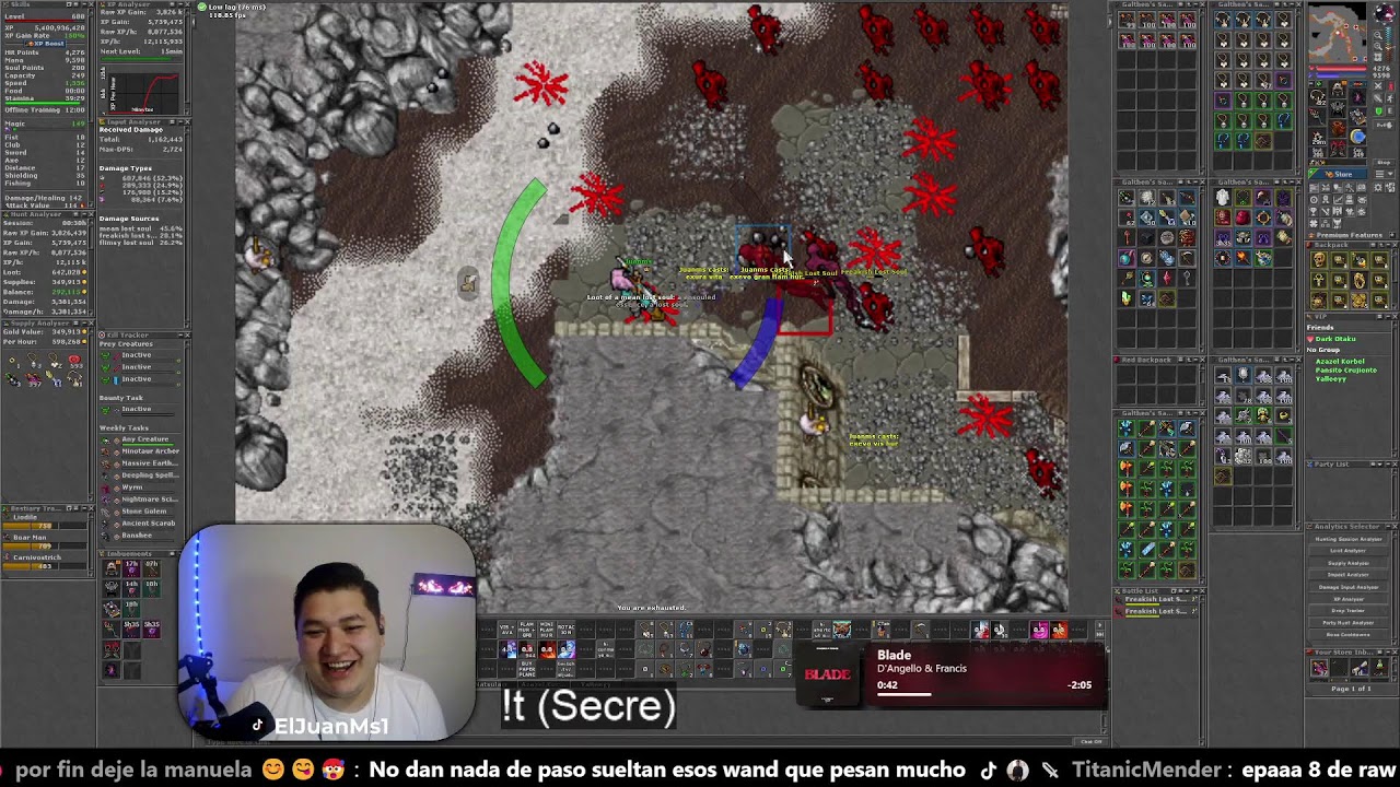 🔴EN VIVO: SORCERER POV | #tibia  #hunting  #ms
