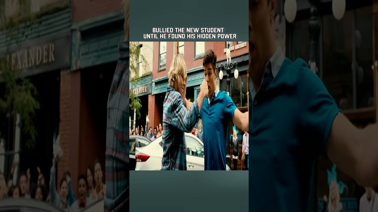 Bullied the new student until he found his hidden power | #movie #stopbully #film 🔥❌