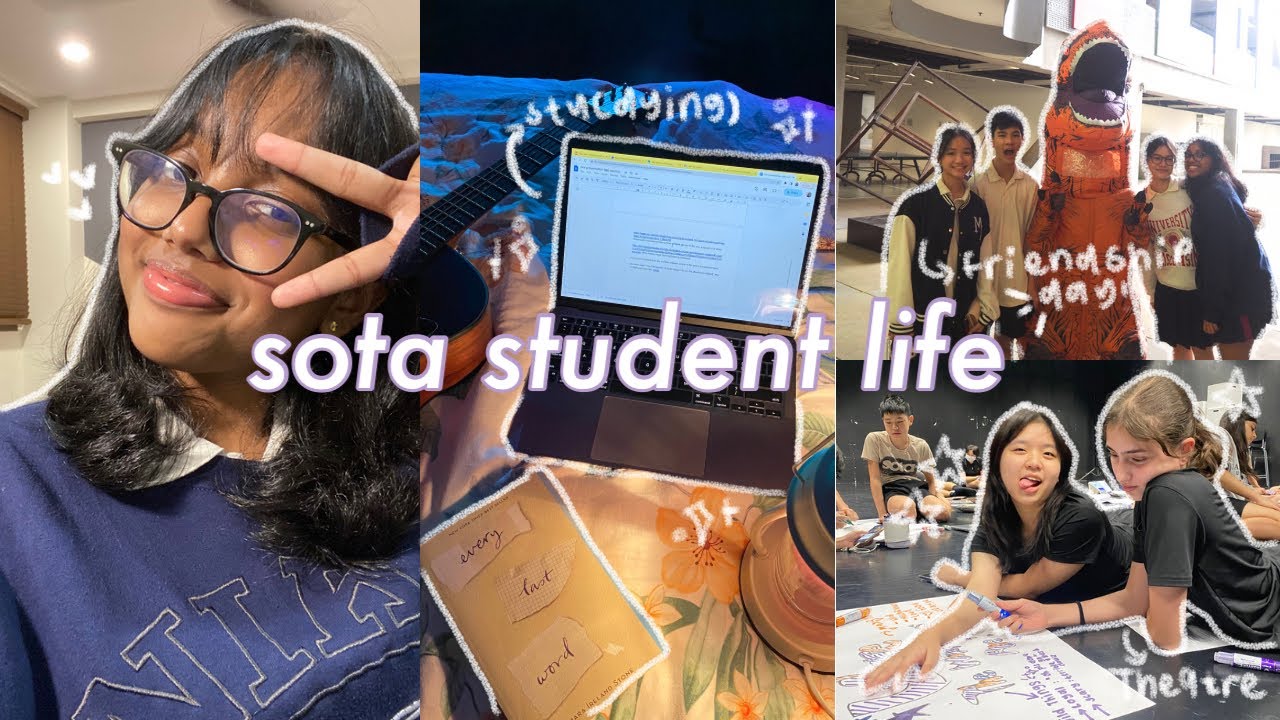 sota student life! | stu(dying), theatre lessons, friendship day