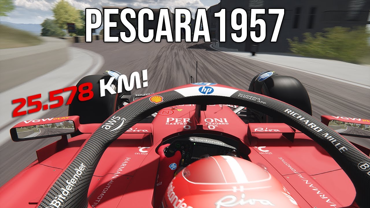 Pescara 1957 - The Longest F1 Circuit Of All Time